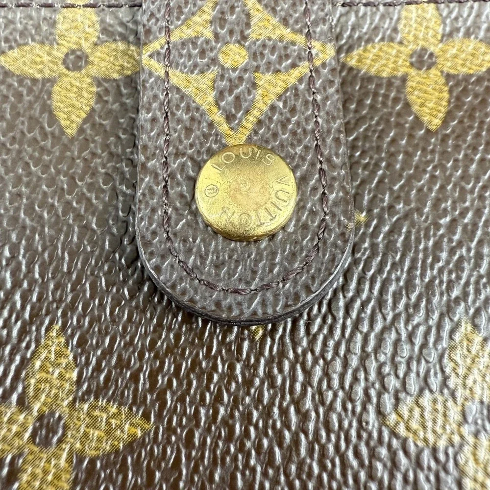 Louis Vuitton‎ Monogram Compact Zip Wallet Vintage 2002 Bifold MI0062 Box